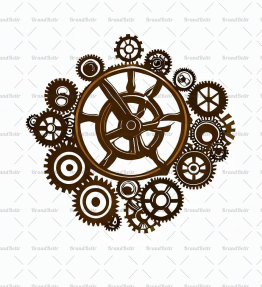 Steampunk Zahnräder